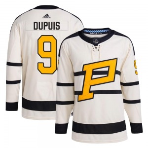 Authentic Adidas Youth Pascal Dupuis Cream 2023 Winter Classic Jersey - NHL Pittsburgh Penguins