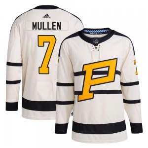 Authentic Adidas Youth Joe Mullen Cream 2023 Winter Classic Jersey - NHL Pittsburgh Penguins