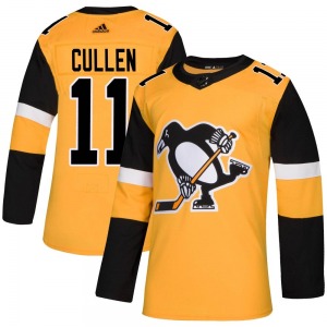 Authentic Adidas Youth John Cullen Gold Alternate Jersey - NHL Pittsburgh Penguins