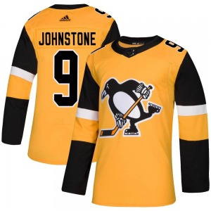 Authentic Adidas Youth Marc Johnstone Gold Alternate Jersey - NHL Pittsburgh Penguins
