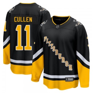 Premier Fanatics Branded Youth John Cullen Black 2021/22 Alternate Breakaway Player Jersey - NHL Pittsburgh Penguins