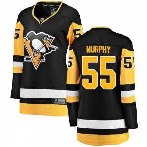 Breakaway Fanatics Branded Women's Larry Murphy Black Home Jersey - NHL Pittsburgh Penguins