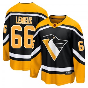 Breakaway Fanatics Branded Youth Mario Lemieux Black Special Edition 2.0 Jersey - NHL Pittsburgh Penguins