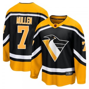 Breakaway Fanatics Branded Youth Joe Mullen Black Special Edition 2.0 Jersey - NHL Pittsburgh Penguins