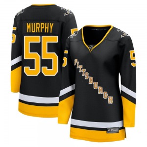 Premier Fanatics Branded Women's Larry Murphy Black 2021/22 Alternate Breakaway Player Jersey - NHL Pittsburgh Penguins