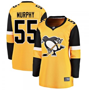 Breakaway Fanatics Branded Women's Larry Murphy Gold Alternate Jersey - NHL Pittsburgh Penguins