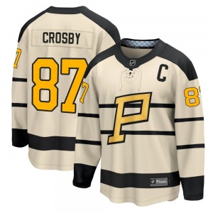 Fanatics Branded Adult Sidney Crosby Cream 2023 Winter Classic Jersey - NHL Pittsburgh Penguins