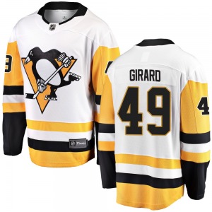 Breakaway Fanatics Branded Youth Samuel Girard White Away Jersey - NHL Pittsburgh Penguins