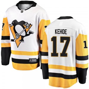 Breakaway Fanatics Branded Youth Rick Kehoe White Away Jersey - NHL Pittsburgh Penguins