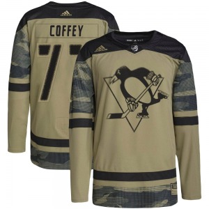 Authentic Adidas Youth Paul Coffey Camo Military Appreciation Practice Jersey - NHL Pittsburgh Penguins