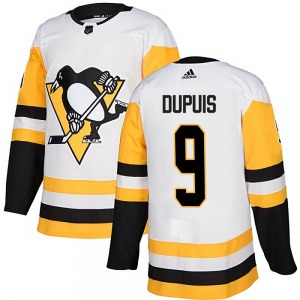Authentic Adidas Youth Pascal Dupuis White Away Jersey - NHL Pittsburgh Penguins