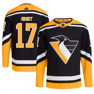 Authentic Adidas Youth Bryan Rust Black Reverse Retro 2.0 Jersey - NHL Pittsburgh Penguins