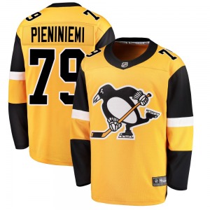 Breakaway Fanatics Branded Youth Emil Pieniniemi Gold Alternate Jersey - NHL Pittsburgh Penguins