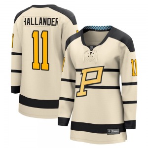 Breakaway Fanatics Branded Women's Filip Hallander Cream 2023 Winter Classic Jersey - NHL Pittsburgh Penguins