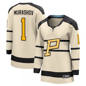 Breakaway Fanatics Branded Women's Sergei Murashov Cream 2023 Winter Classic Jersey - NHL Pittsburgh Penguins