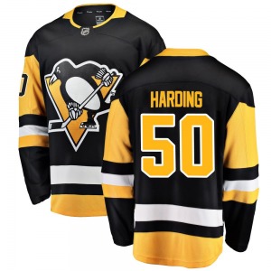 Breakaway Fanatics Branded Youth Finn Harding Black Home Jersey - NHL Pittsburgh Penguins