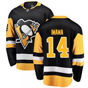 Breakaway Fanatics Branded Youth Bokondji Imama Black Home Jersey - NHL Pittsburgh Penguins