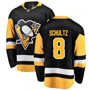 Breakaway Fanatics Branded Youth Dave Schultz Black Home Jersey - NHL Pittsburgh Penguins