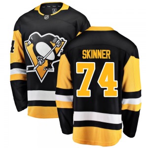 Breakaway Fanatics Branded Youth Stuart Skinner Black Home Jersey - NHL Pittsburgh Penguins