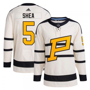 Authentic Adidas Youth Ryan Shea Cream 2023 Winter Classic Jersey - NHL Pittsburgh Penguins