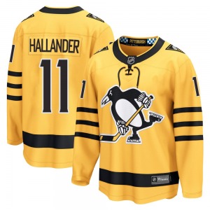 Breakaway Fanatics Adult Filip Hallander Gold Alternate 2025 Jersey - NHL Pittsburgh Penguins