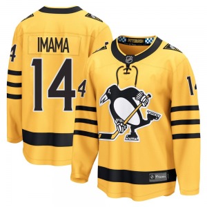 Breakaway Fanatics Adult Bokondji Imama Gold Alternate 2025 Jersey - NHL Pittsburgh Penguins