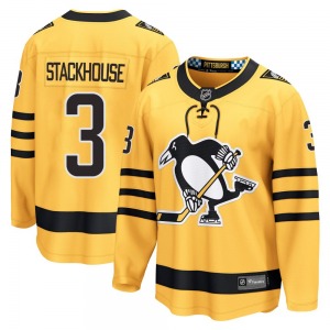 Breakaway Fanatics Adult Ron Stackhouse Gold Alternate 2025 Jersey - NHL Pittsburgh Penguins