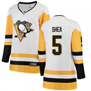 Breakaway Fanatics Branded Women's Ryan Shea White Away Jersey - NHL Pittsburgh Penguins