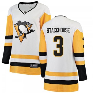 Breakaway Fanatics Branded Women's Ron Stackhouse White Away Jersey - NHL Pittsburgh Penguins
