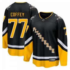 Premier Fanatics Branded Youth Paul Coffey Black 2021/22 Alternate Breakaway Player Jersey - NHL Pittsburgh Penguins