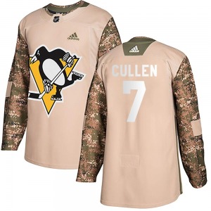 Authentic Adidas Youth Matt Cullen Camo Veterans Day Practice Jersey - NHL Pittsburgh Penguins