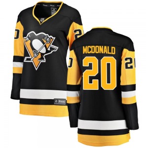 Breakaway Fanatics Branded Women's Ab Mcdonald Black Home Jersey - NHL Pittsburgh Penguins