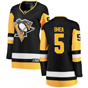 Breakaway Fanatics Branded Women's Ryan Shea Black Home Jersey - NHL Pittsburgh Penguins