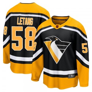 Breakaway Fanatics Branded Youth Kris Letang Black Special Edition 2.0 Jersey - NHL Pittsburgh Penguins