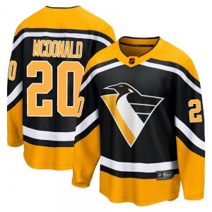 Breakaway Fanatics Branded Youth Ab Mcdonald Black Special Edition 2.0 Jersey - NHL Pittsburgh Penguins