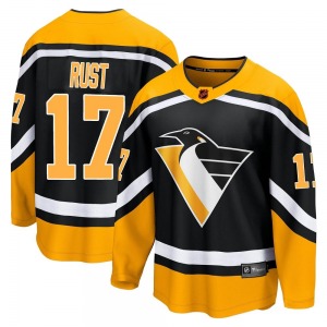 Breakaway Fanatics Branded Youth Bryan Rust Black Special Edition 2.0 Jersey - NHL Pittsburgh Penguins