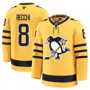 Premium Fanatics Youth Mark Recchi Gold Alternate 2025 Jersey - NHL Pittsburgh Penguins
