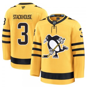 Premium Fanatics Youth Ron Stackhouse Gold Alternate 2025 Jersey - NHL Pittsburgh Penguins