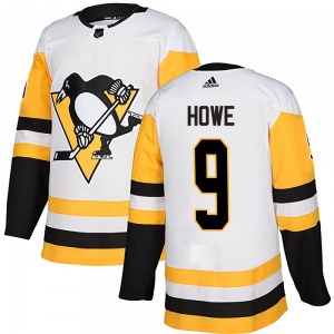 Authentic Adidas Adult Tanner Howe White Away Jersey - NHL Pittsburgh Penguins
