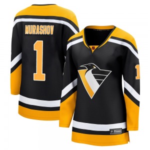 Breakaway Fanatics Branded Women's Sergei Murashov Black Special Edition 2.0 Jersey - NHL Pittsburgh Penguins