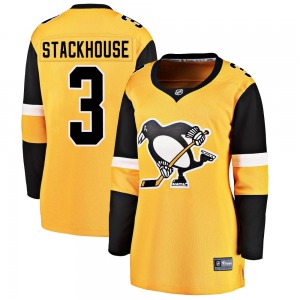 Breakaway Fanatics Branded Women's Ron Stackhouse Gold Alternate Jersey - NHL Pittsburgh Penguins